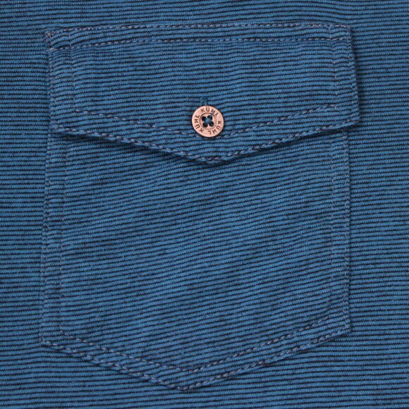 Kuhl Polo Shirt Men Medium Blue Cotton/Polyester Short Sleeve Lightweight Button - Picture 11 of 16